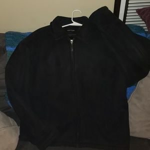 Mens XL Apt 9 black suede jacket